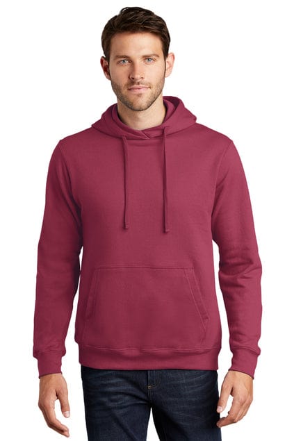 FORtheFIT mens-short-jacket Garnet / X-Small Short Men's Premium Fleece Pullover Hoodie Sweatshirt  - 4 Colors *NEW*