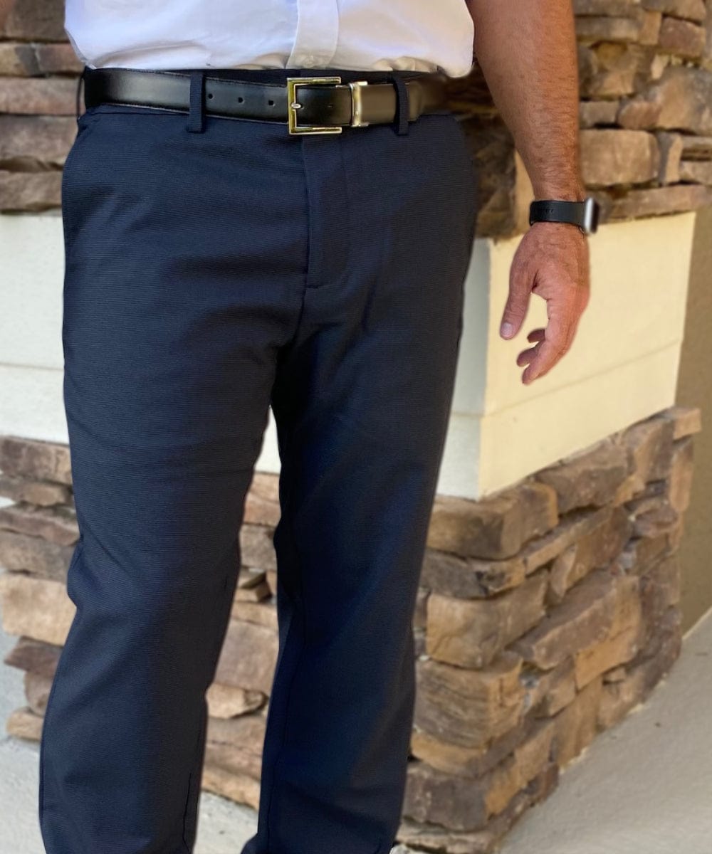 FORtheFIT mens-short-dress pant *PRE-ORDER NOW* 'Dylan' Short Men's Dress Pant, now with Self-Sizer waist AND Stretch - 2 Colors to Choose From!