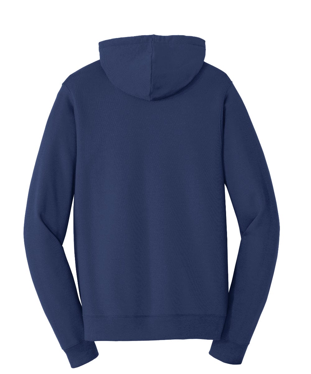 FORtheFIT mens-short-jacket Short Men's Premium Fleece Pullover Hoodie Sweatshirt - Navy & Heathered Gray