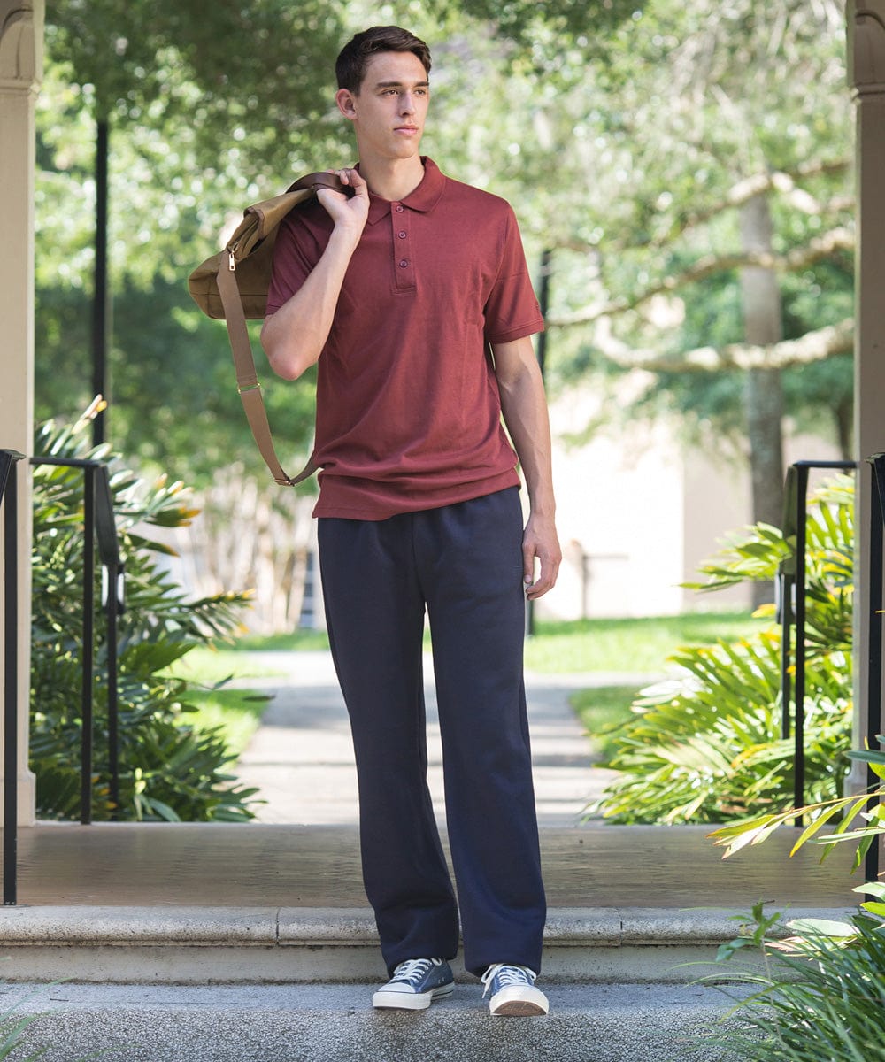 Tall Men's Sweatpants, Fleece - Relaxed Fit - Choose from Black, Navy or Graphite Colors Black / Small / Tall