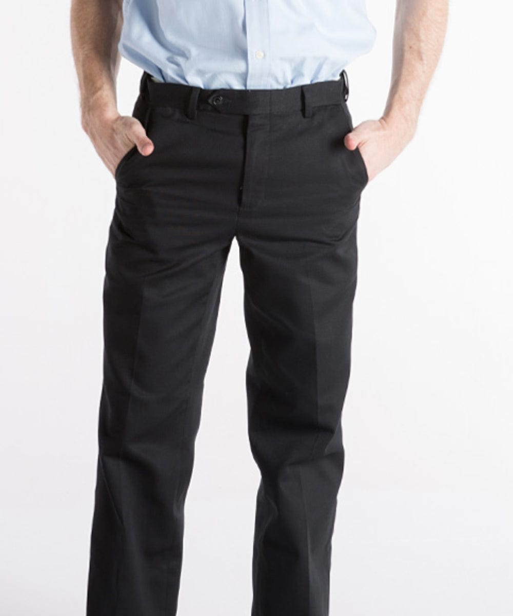 FORtheFIT mens-tall-casual pant *PRE-ORDER NOW* Tall Men's Pants: "Dylan" Flat Front, Self-Sizer Cotton Twill Chino - 2 Colors Available
