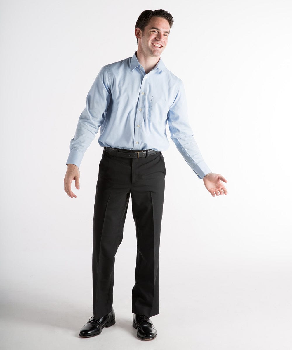 Tall Men's Dress Pants: Dylan Washable Wool Self-Sizer Dress Pants- 4