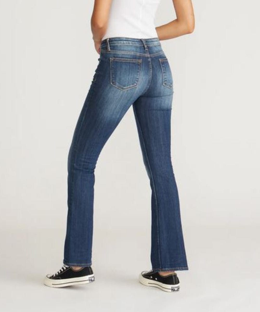FORtheFIT Womens-petite-pants NEW Tall Women's Jeans - Dark Wash Classic Fit Bootcut Tall Women's Jeans