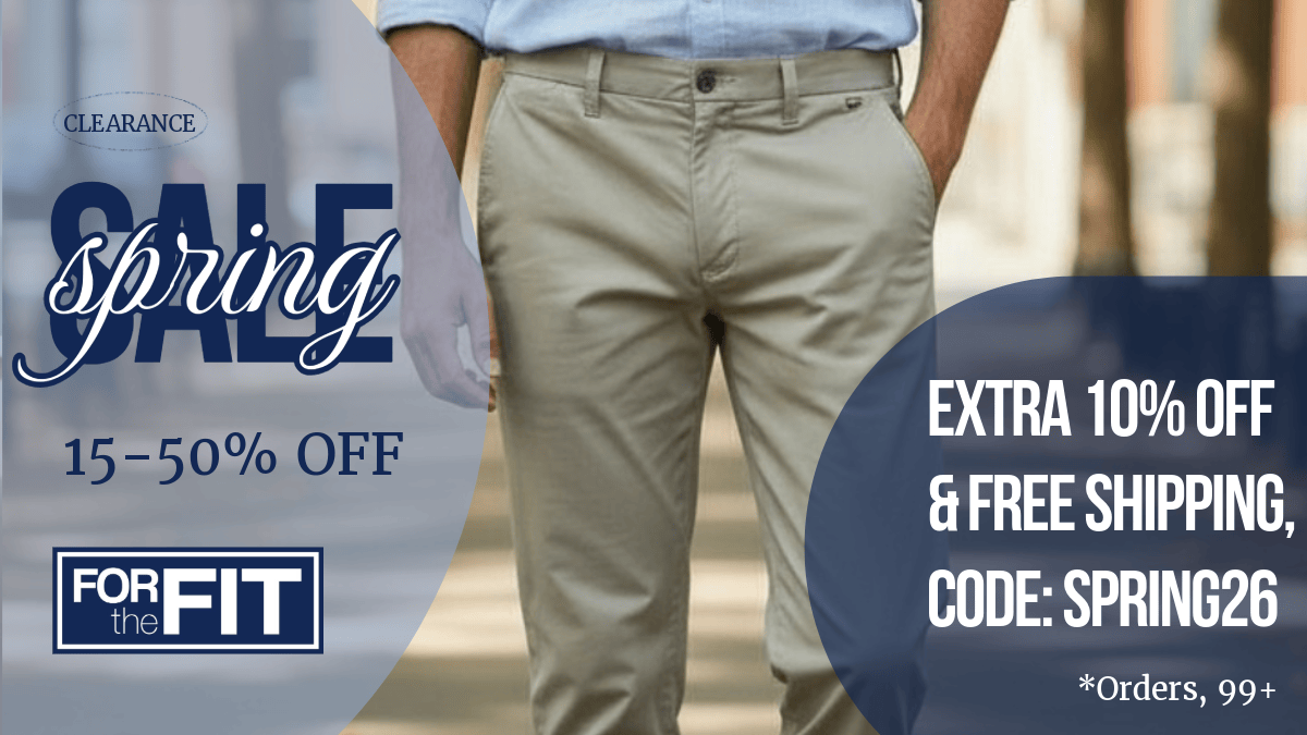 Tall men’s dress and casual pants designed with a longer inseam for a proper fit.