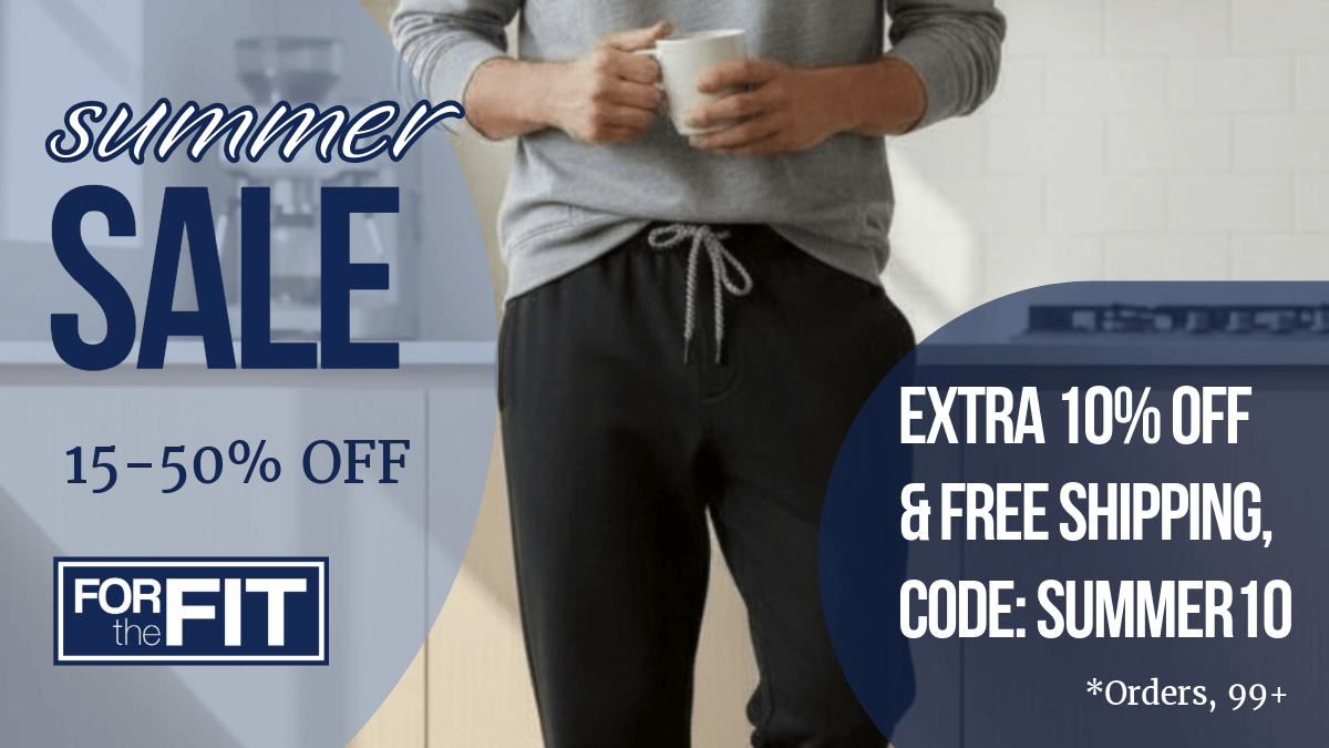 Sale on tall men’s pajamas and loungewear, designed with longer lengths for proper fit.