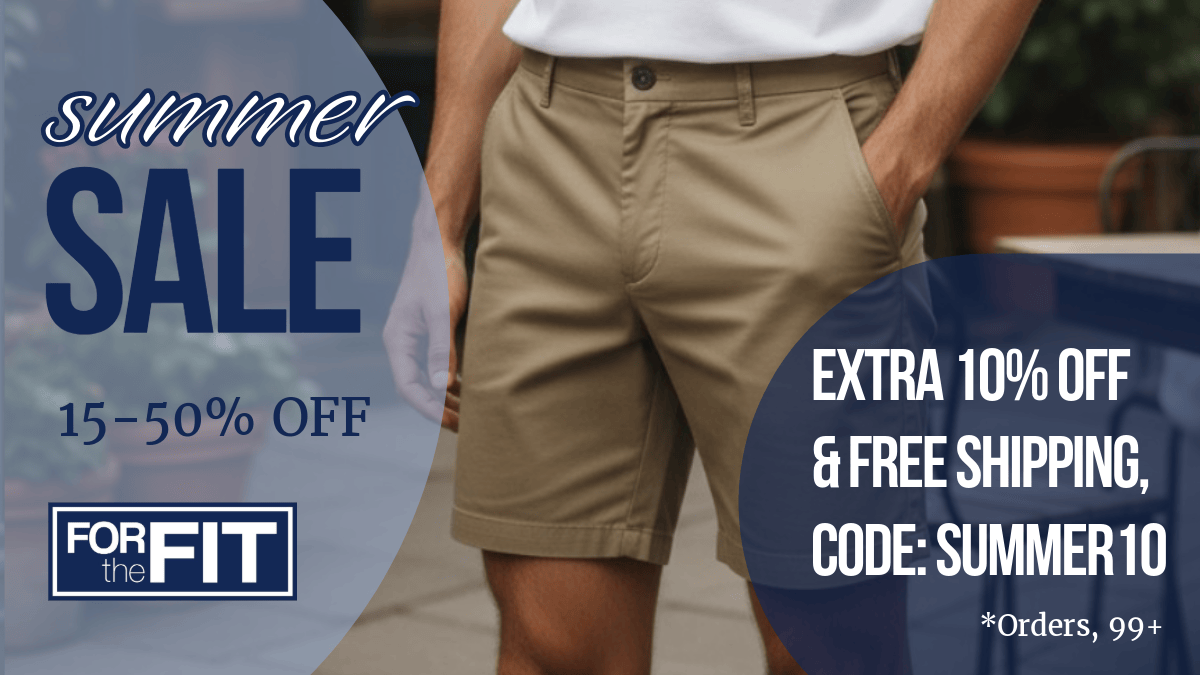 Sale on tall men’s shorts and swim styles in longer lengths for a proper fit.