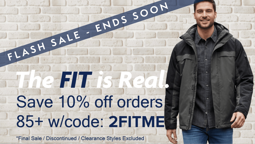 Sale on tall men’s jackets and outerwear, designed with longer sleeve and torso lengths for the best fit