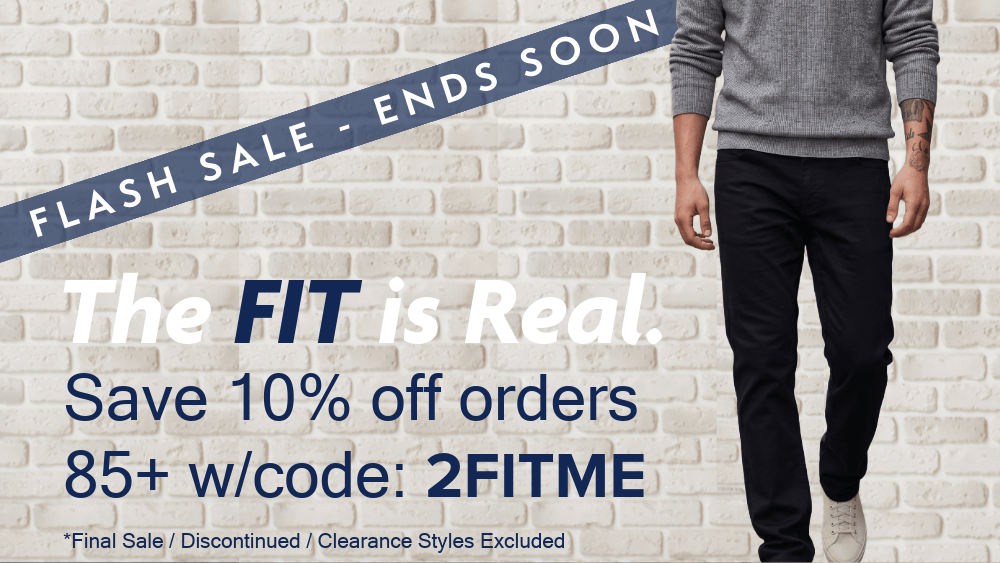 Tall Men's Denim Jeans designed with longer lengths and a tall rise for the best fit. On Sale.