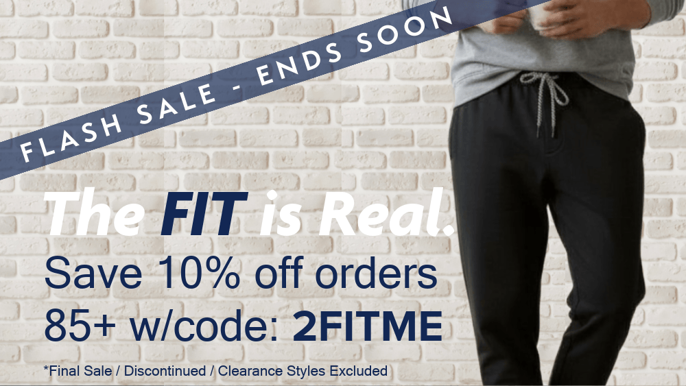 Sale on tall men’s pajamas and loungewear, designed with longer lengths and a tall rise for proper fit.