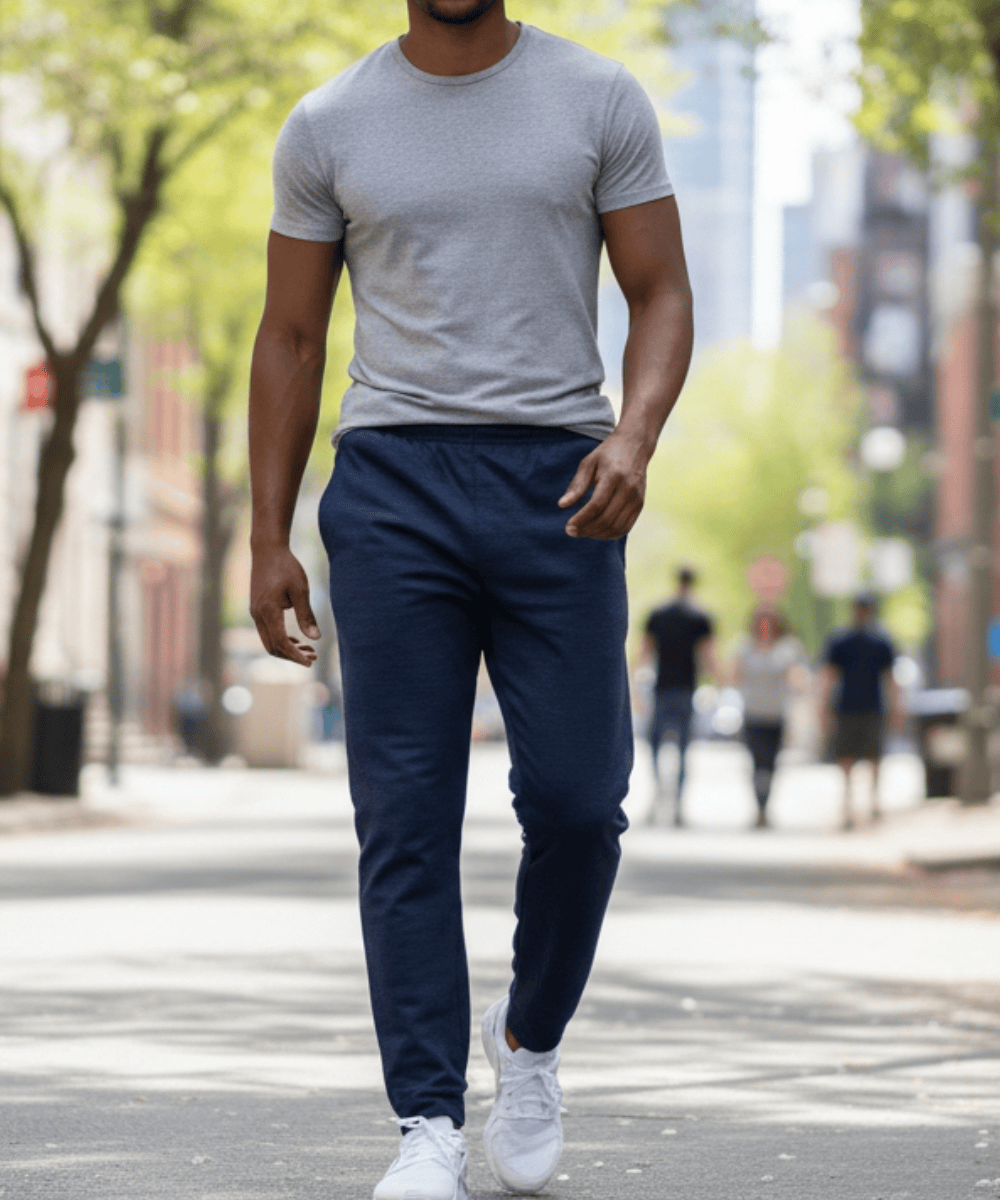 FORtheFIT mens-short-athletic Navy Heather / Small / 2XSH (25") NEW 'Speedy' Short Men's Athletic Training Pants - 5 Colors Available!