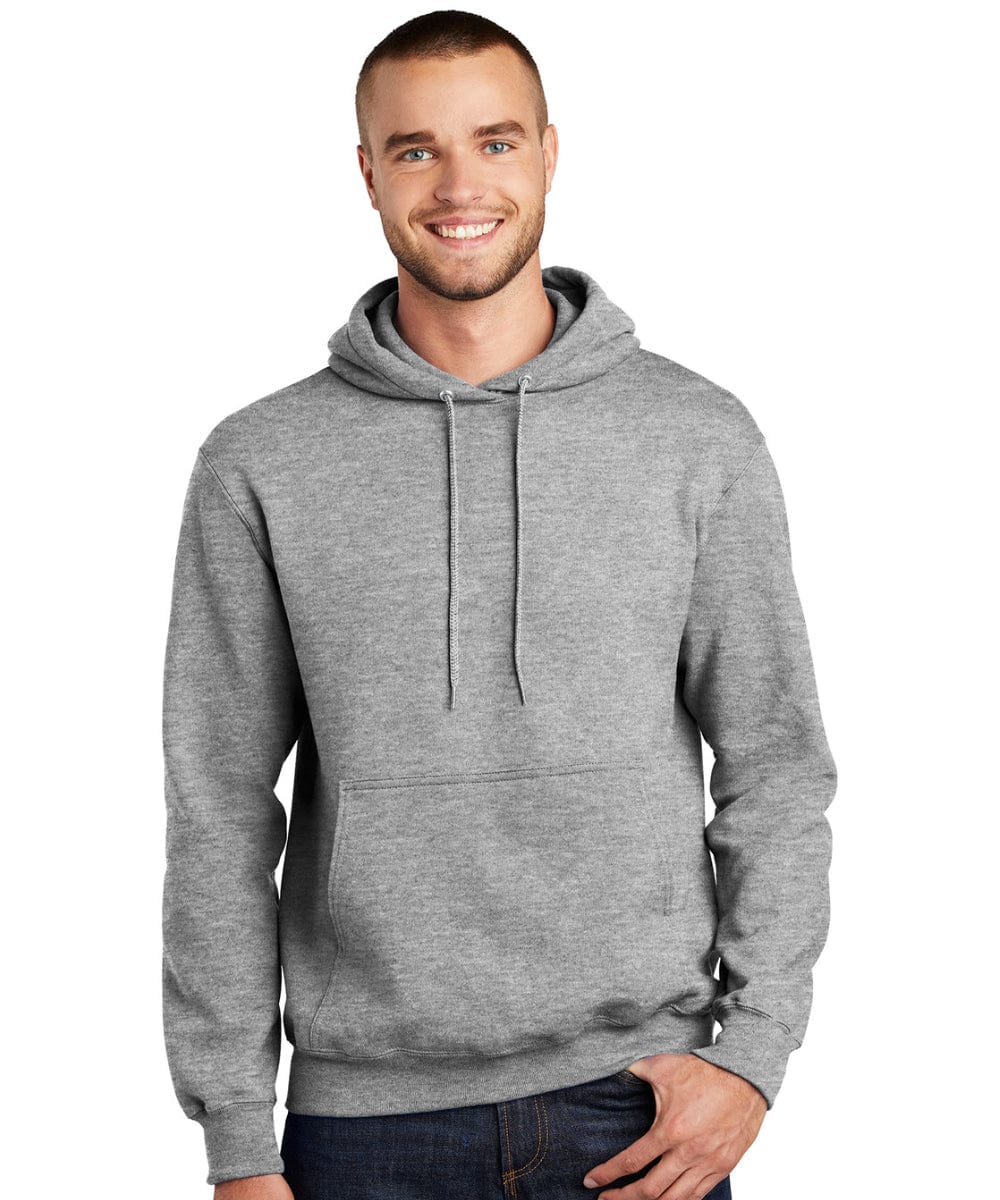 FORtheFIT mens-short-jacket Heathered Gray / X-Small Short Men's Premium Fleece Pullover Hoodie Sweatshirt  - Green & Heathered Gray (Discontinued Color)