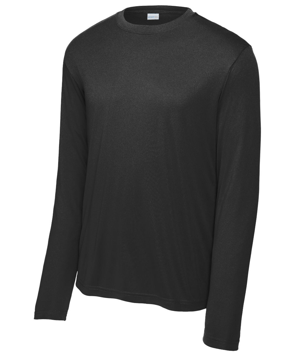 FORtheFIT mens-short-ls casual shirt Black / X-Small Long Sleeve Performance T-Shirt  - Short Men's, XS-M - 5 Colors Available