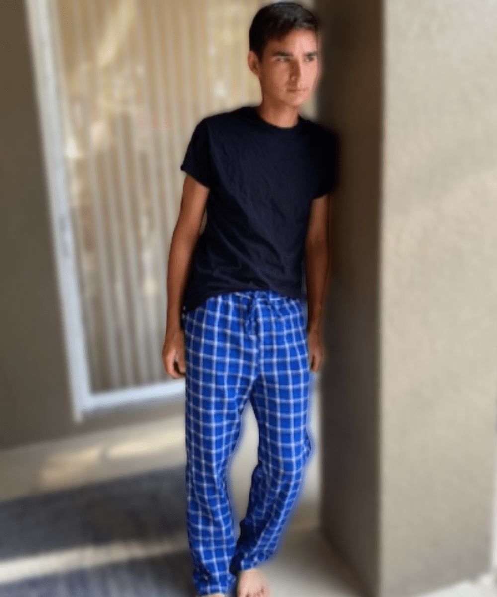 Plaid discount short pajamas