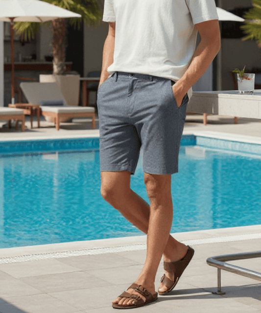 FORtheFIT mens-short-shorts 29 / Short - 7" NEW HYBRID Land/Sea Short Rise Men's Shorts - Graphite - DISCONTINUED