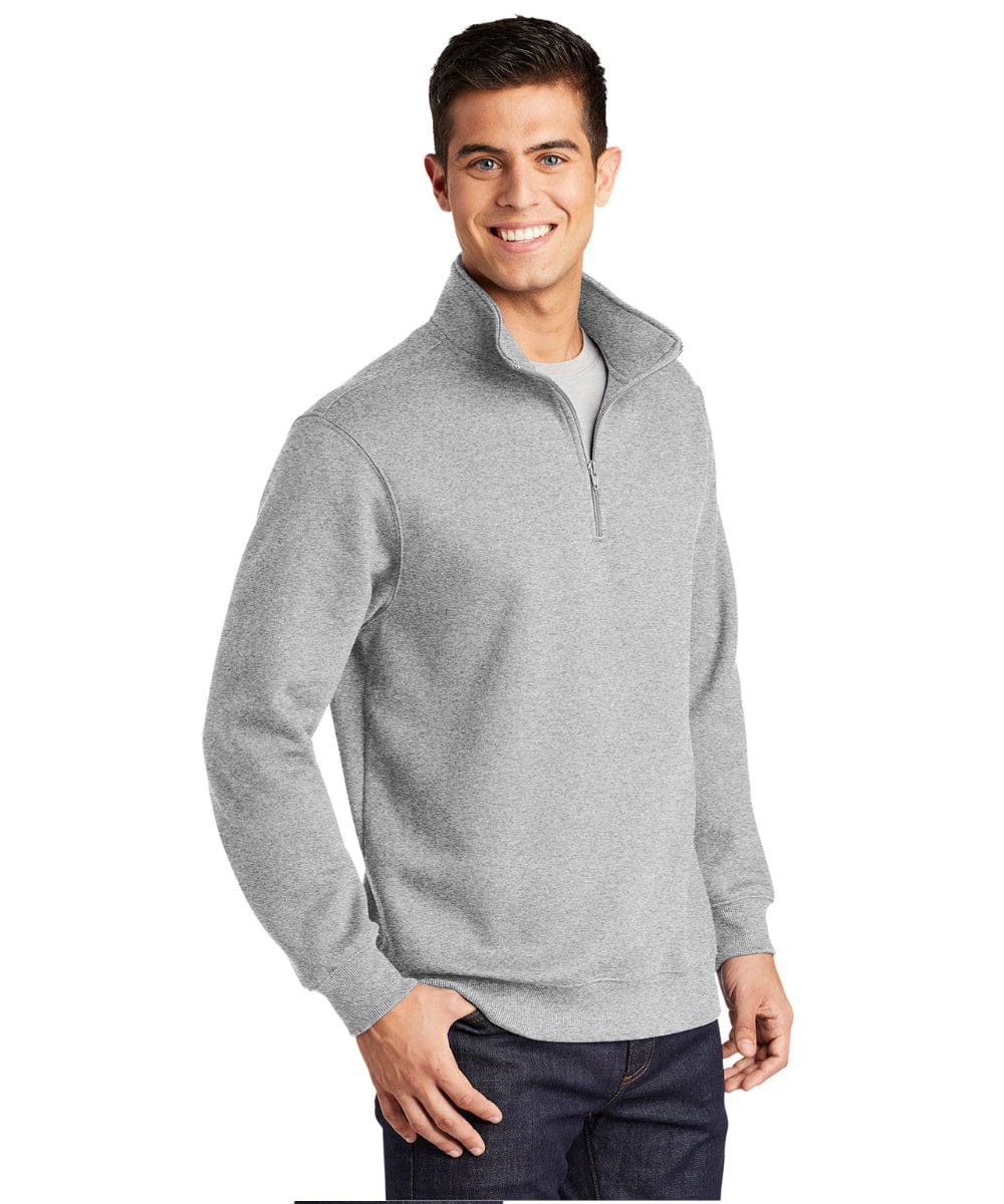 FORtheFIT mens-tall-jacket Light Gray / X-Small NEW 1/4 Zip Pullover Sweatshirt - 4 Colors Available