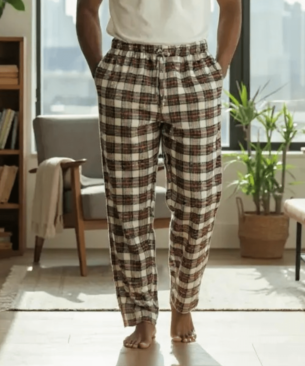 FORtheFIT mens-tall-pajama Small / Reg - 33/34" / Holiday Plaid (Limited Edition) Tall Men's Premium Plaid Flannel Pajama Bottom, *NEW* 4 Colors Available