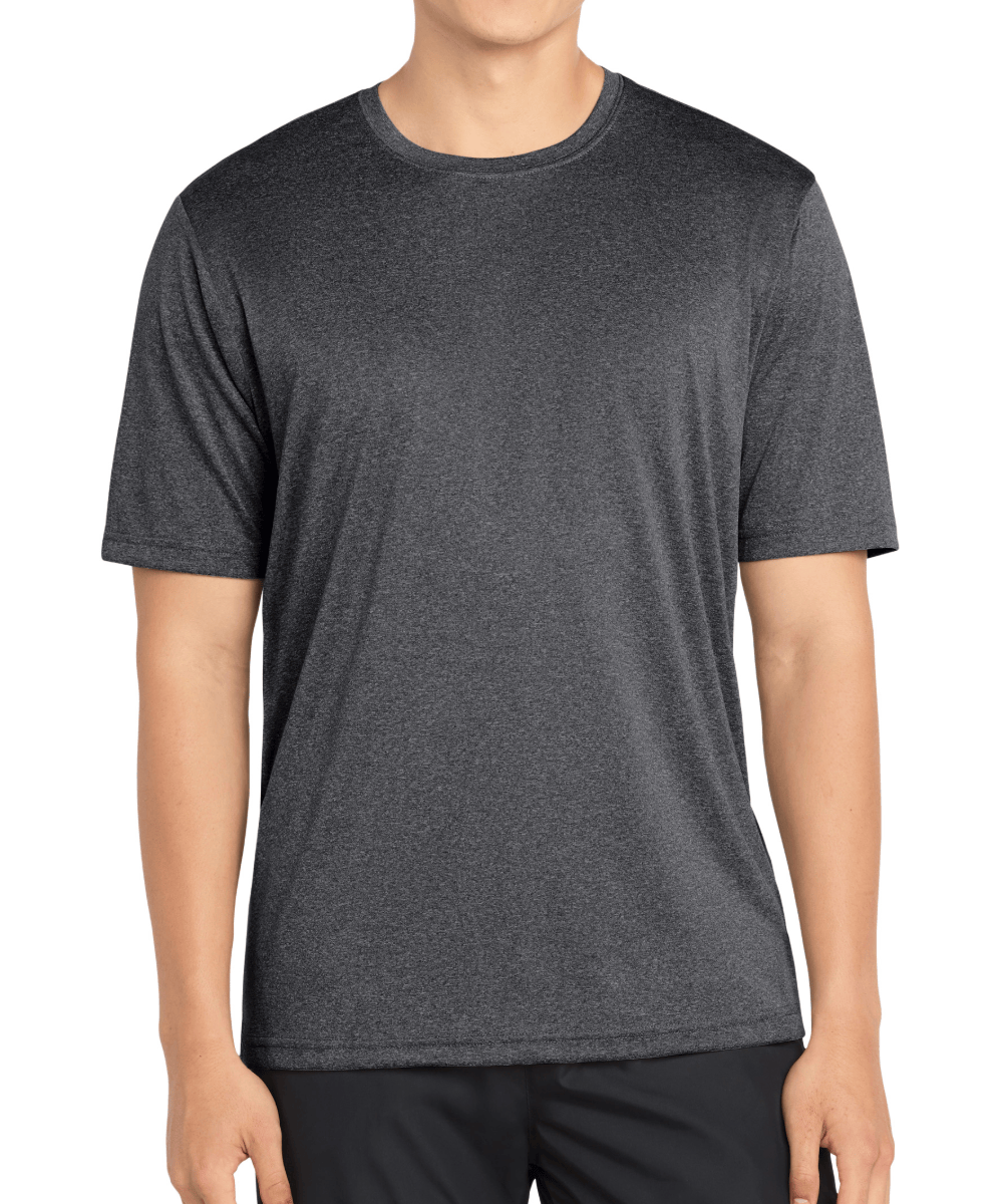 FORtheFIT mens-tall-ss casual shirt Charcoal Heather / Large Tall Men's Short Sleeve Performance T-Shirt  - Sizes L-2XL - 3 Colors Available