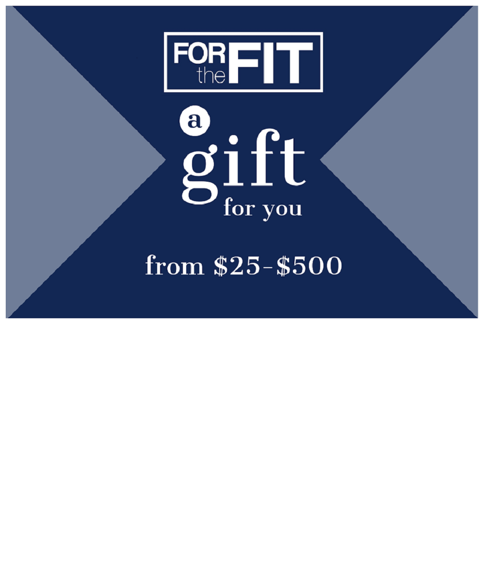 FORtheFIT gift card FORtheFIT Gift Certificate