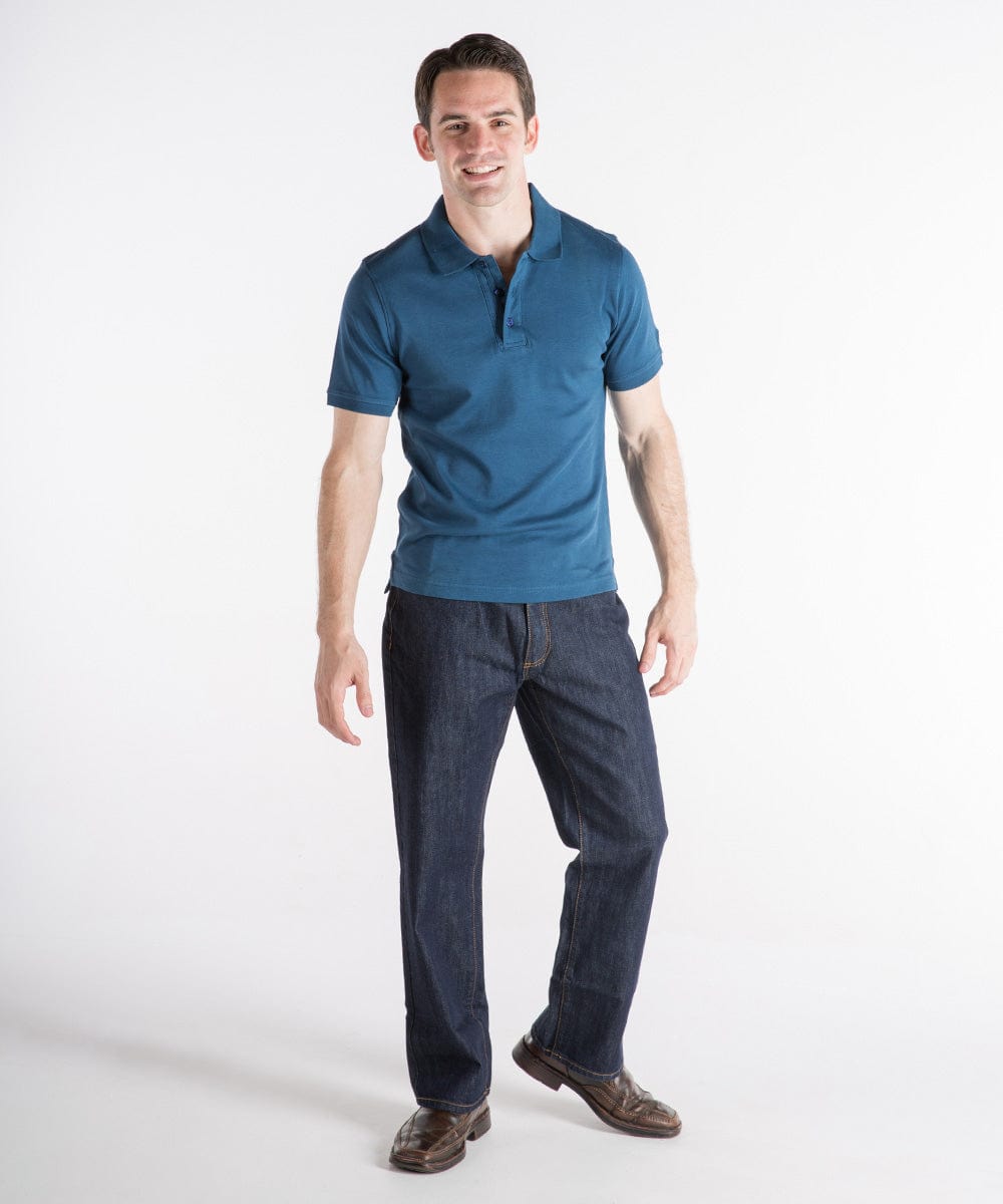 FORtheFIT mens-tall-jeans 30 / 36 'Jack' premium Tall Men's Jeans, Deep Indigo - FINAL SALE
