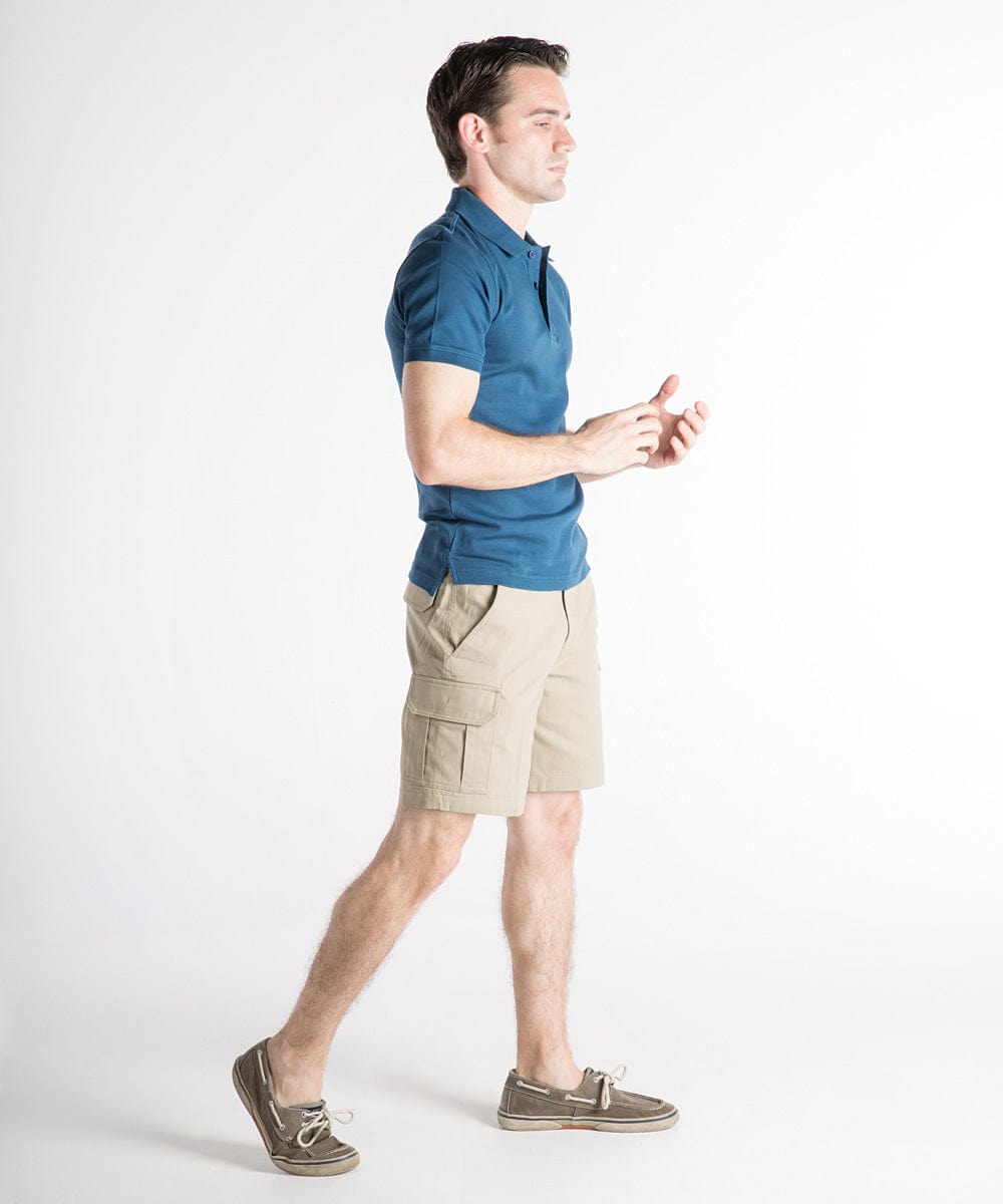 Jason' Tall Men's Cargo Shorts: Sanded Cotton, Tan - Sz 40 and 42 - FINAL  SALE - 40 / 2X-Tall - 16