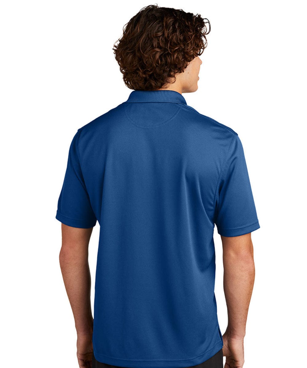 FORtheFIT mens-tall-ss casual shirt NEW Tall Men's Dri-Mesh Polo Shirt  - Short Sleeve - Sizes L-2XL - Royal Blue