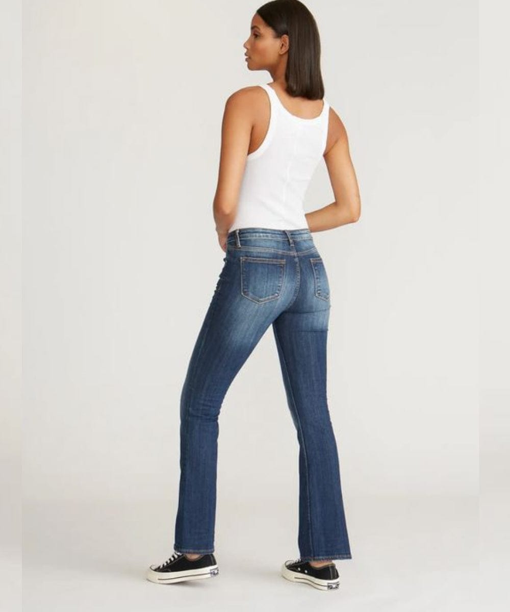FORtheFIT Womens-petite-pants NEW Tall Women's Jeans - Dark Wash Classic Fit Bootcut Tall Women's Jeans